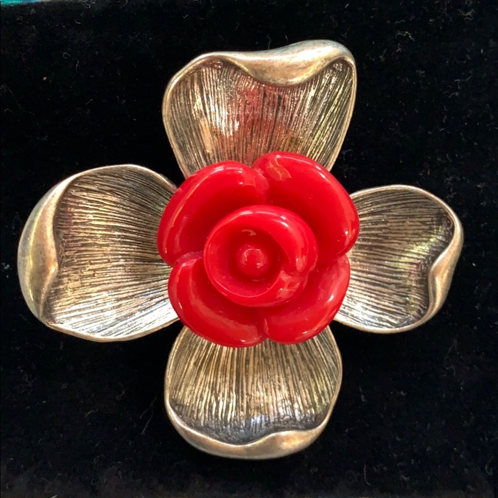 Large Flower Ring 🌺🌹